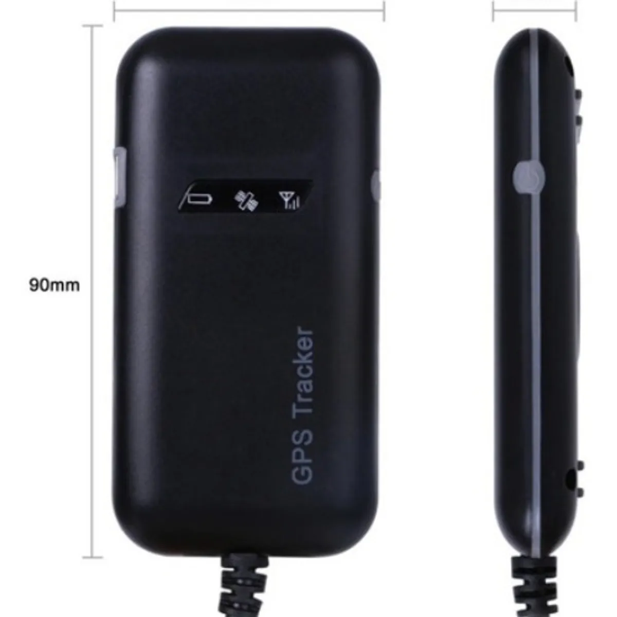 GENERICO - Gps Tracker Rastreador Gsm Sms Auto Moto Universal 12v Negro - 223471