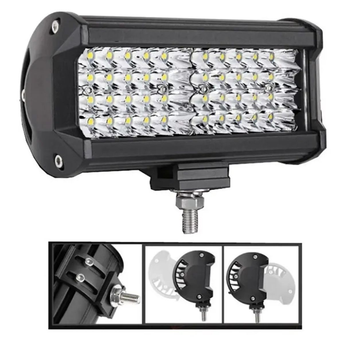 GENERICO - Barra Foco Neblineros Led 144w Blanco Expansion Auto Moto