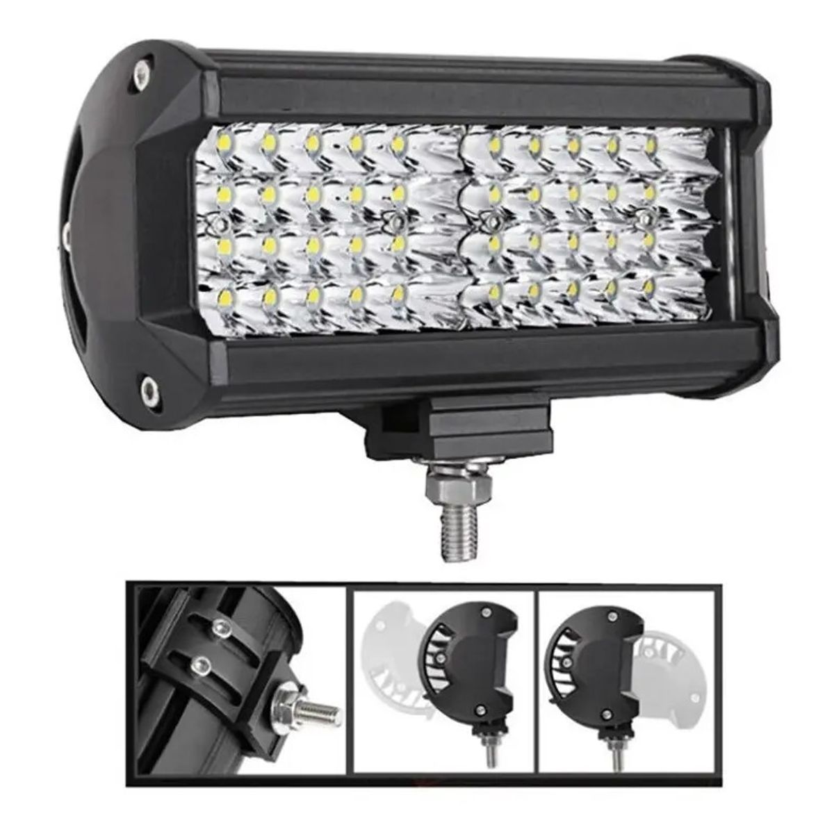 GENERICO - Barra Foco Neblineros Led 144w Blanco Expansion Auto Moto