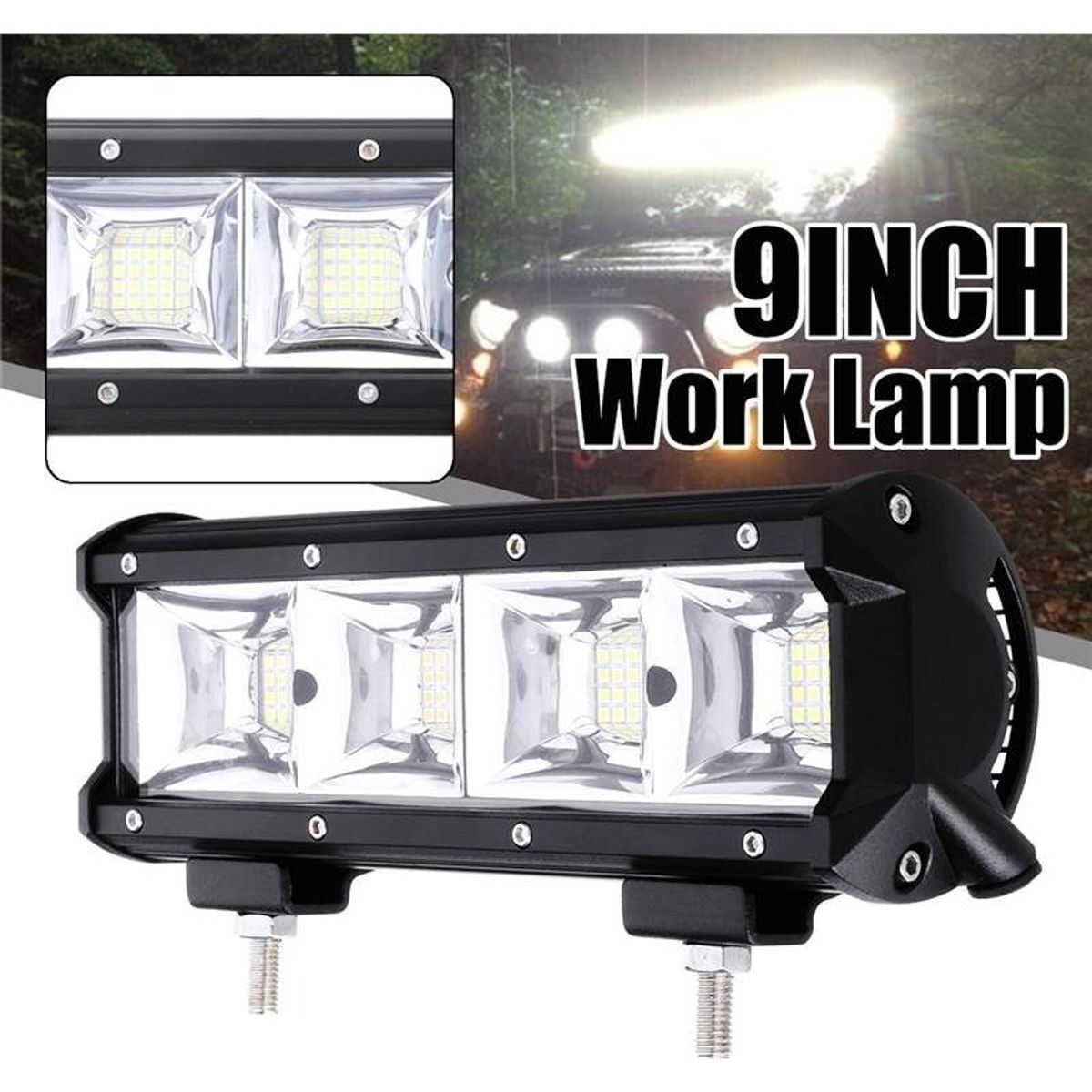GENERICO - Barra Led Focos Neblineros 64 Led 192w Expansion Auto Moto