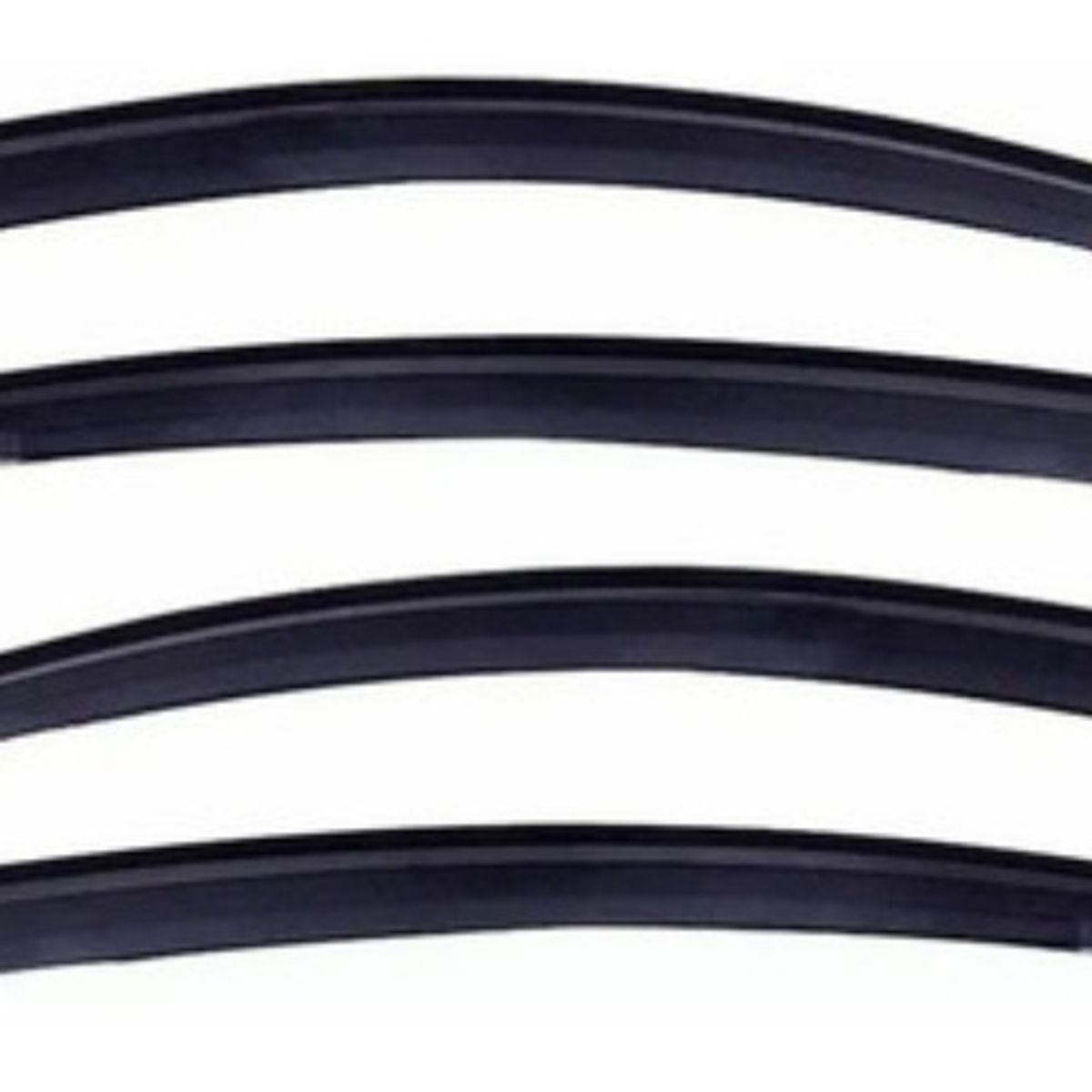 GENERICO - Kit Aletas Bota Aguas Chervrolet Captiva 2008-2016 223074 Negro