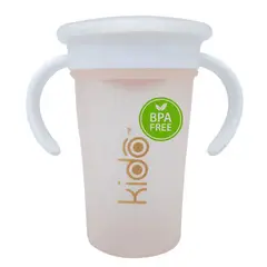 KEEP - Vaso Antiderrame 360 Kido 280ml con Asas Bebé Amarillo - SC