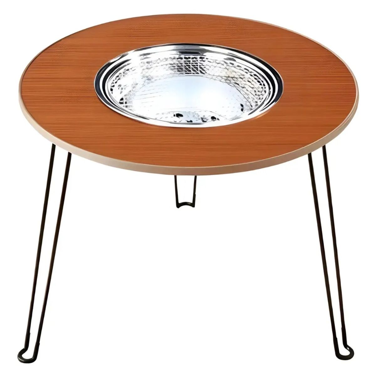 GENERICO - Mesa con Parrilla plegable portátil Asador Picnic Camping
