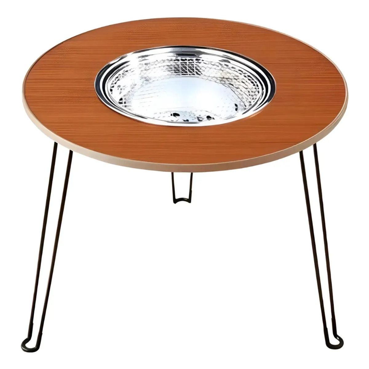 GENERICO - Mesa con Parrilla plegable portátil Asador Picnic Camping