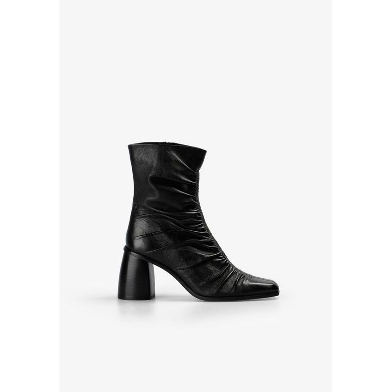 Bota Mujer Cuero Cierre