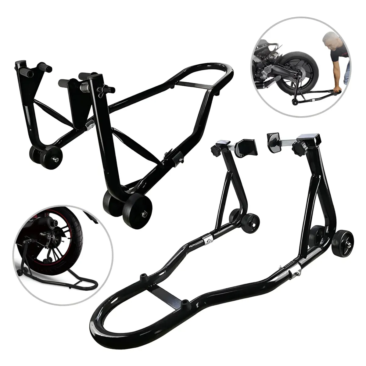 VERCI - Caballete Elevador Para Moto Trasero Y Delantero 850 Soporte
