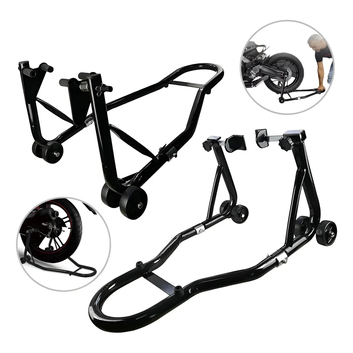 VERCI - Caballete Elevador Para Moto Trasero Y Delantero 850 Soporte