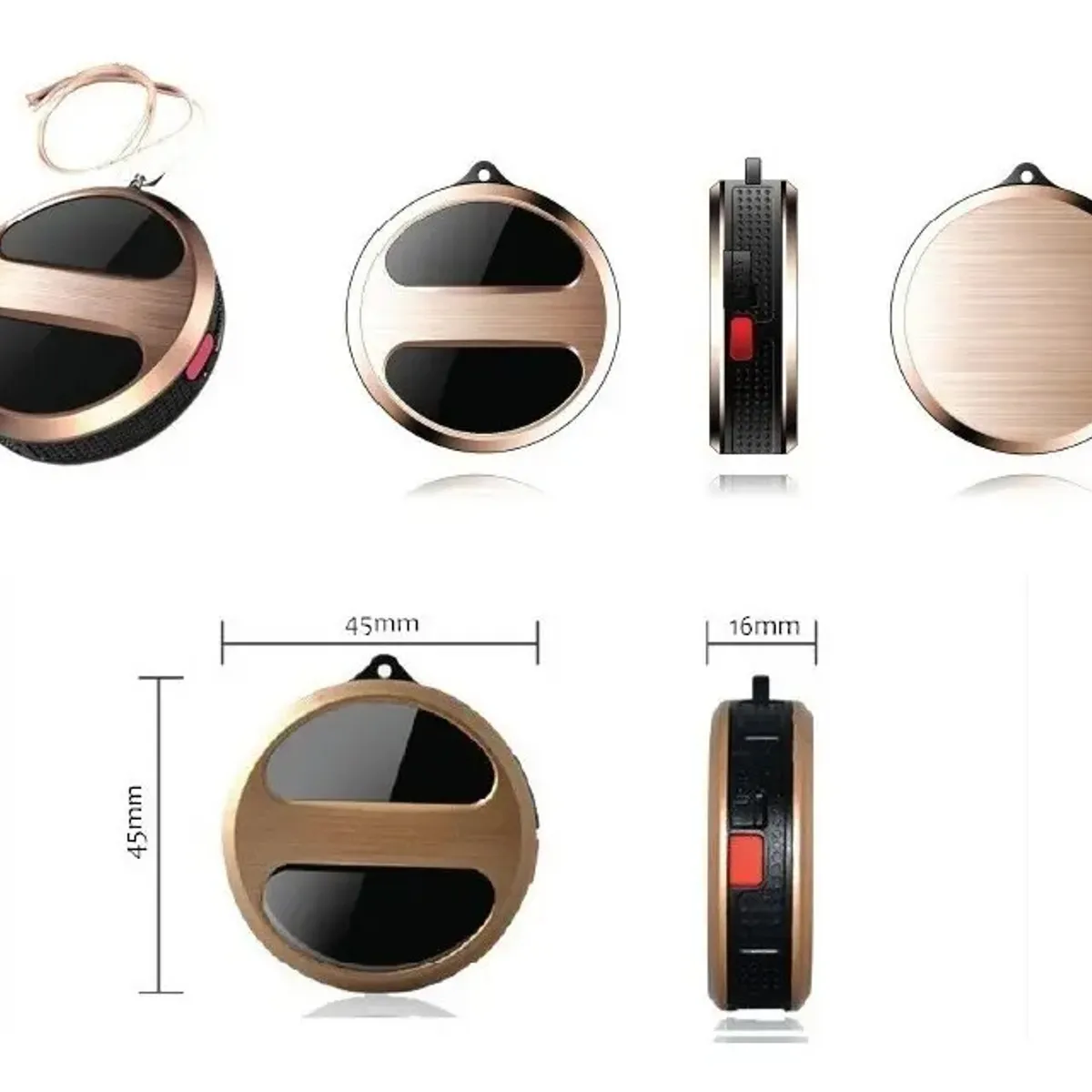 GENERICO - Colgante Gps Tracker Gsm Lbs Wifi Locator App Espia Gratis 240037ab C51