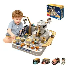 VERCI - Pista Interactiva De Autos Aventura Juguete Educativo Niños