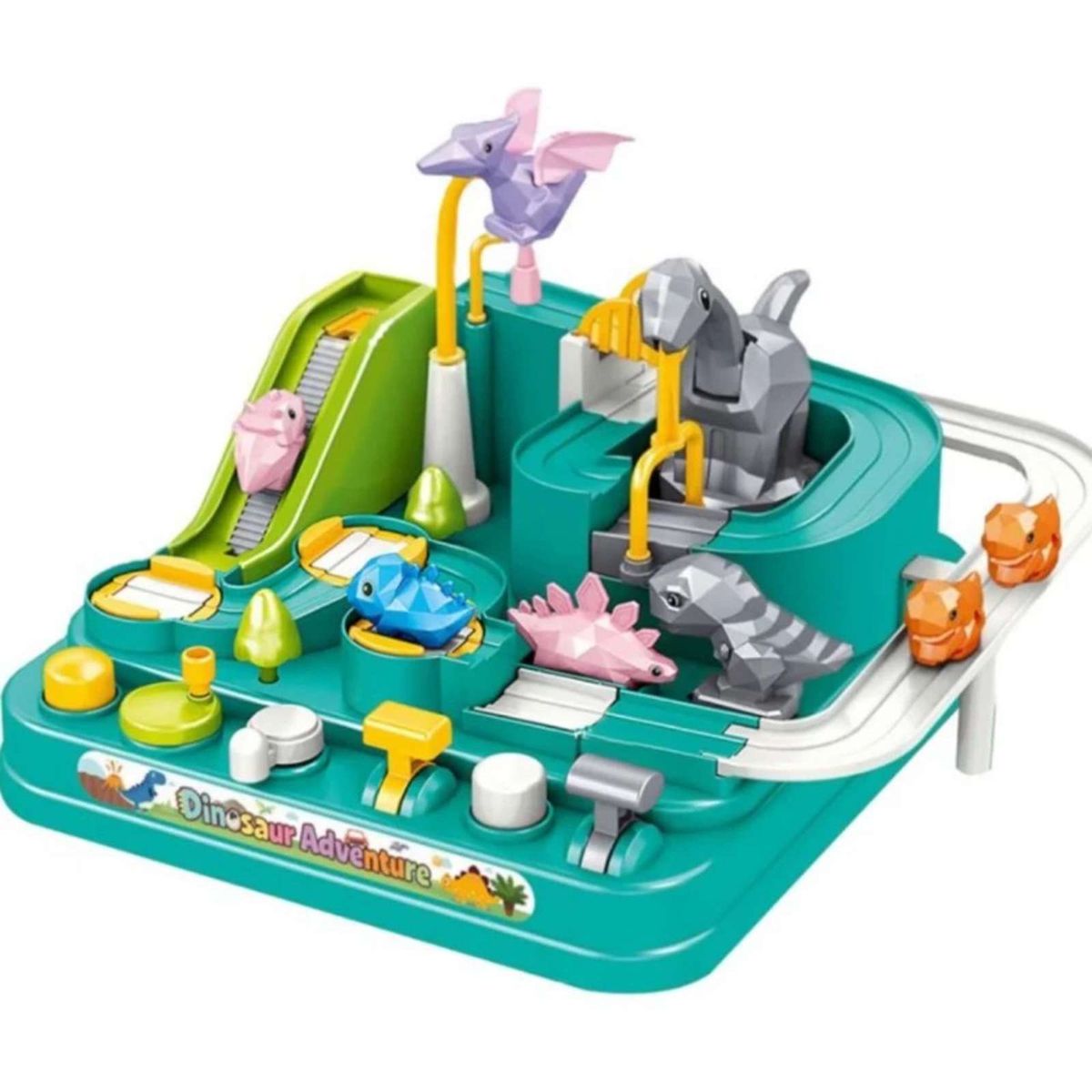 GENERICO - Juego de mesa interactivo Dinosaur Adventure Pista de Carreras