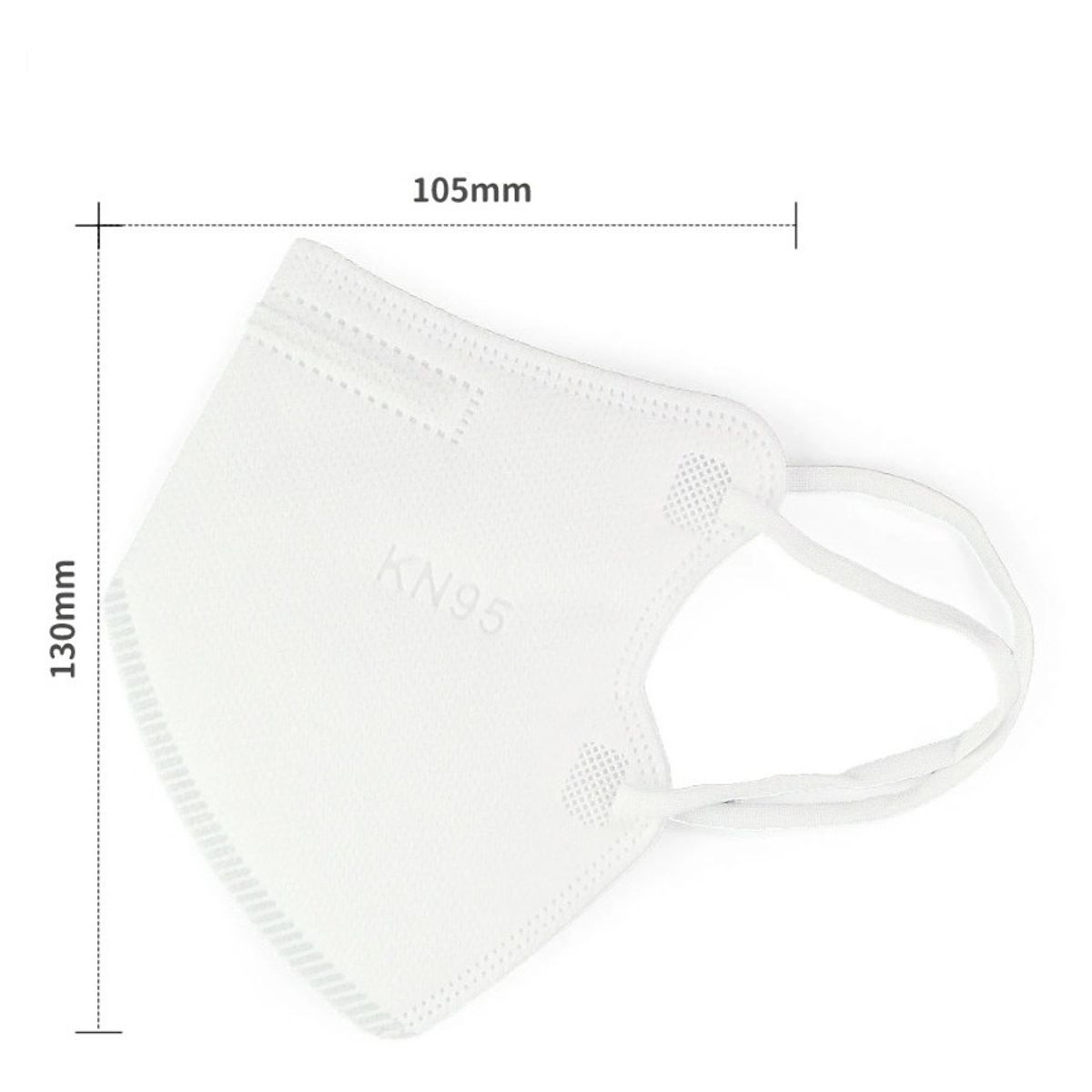 GENERICO - X10 Mascarillas Niños Con Diseño Kn95 5pliegues Reutilizable