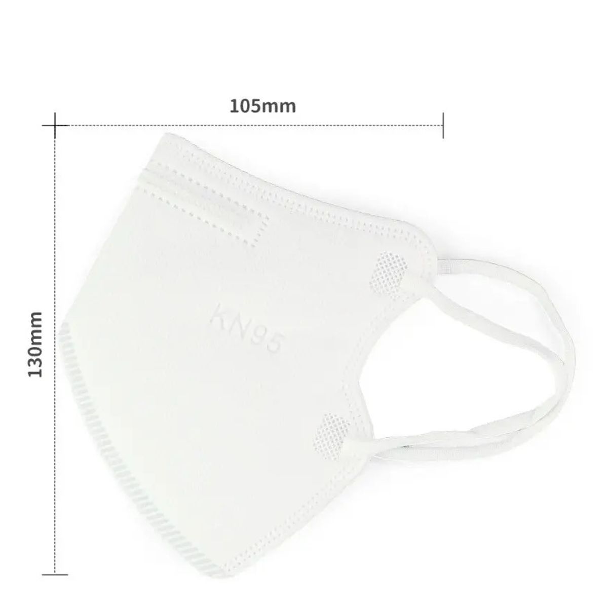 GENERICO - X50 Mascarillas Niños Con Diseño Kn95 5pliegues Reutilizable