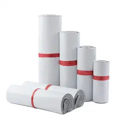 GENERICO - X100 Bolsas Sobre Ecommerce 20x35cm Biodegradable Courier Blanco