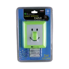GREEN E - Interruptor de Luz Led Emoji Verde