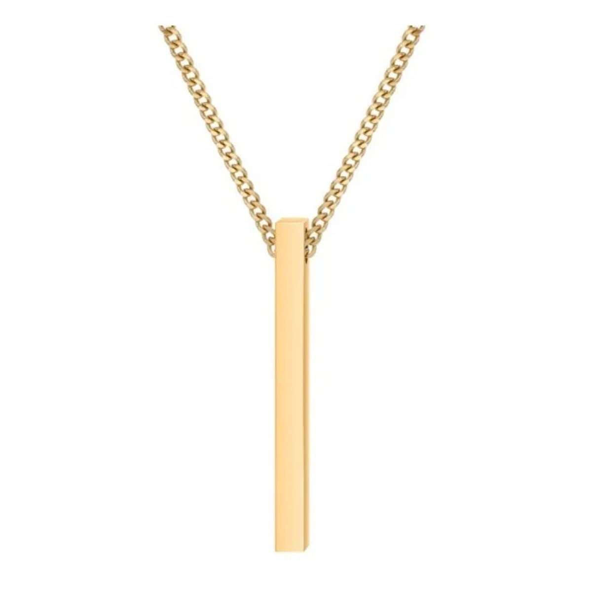 GENERICO - Collar Rectángulo Cubico Space Hombre Mujer Moda L