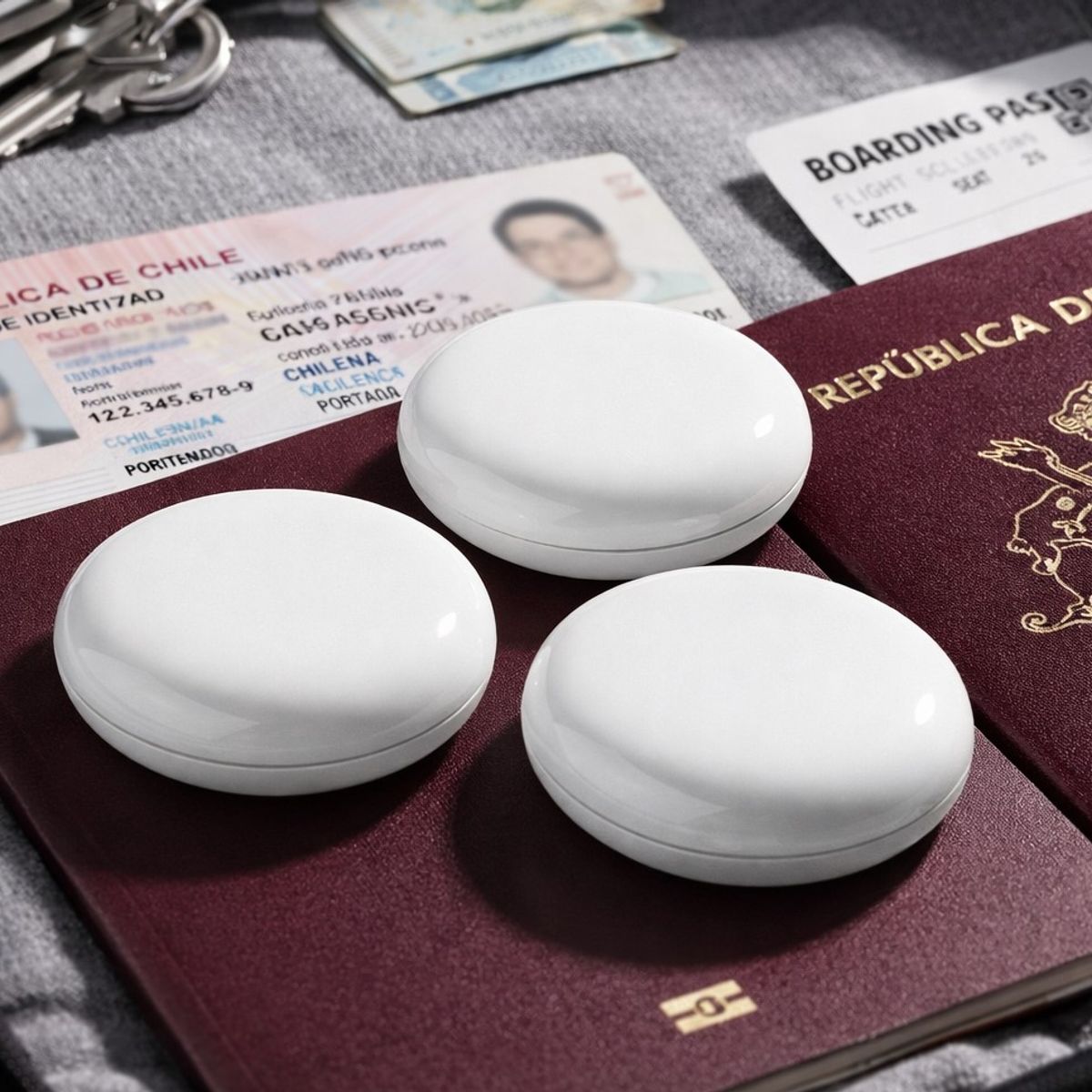 GENERICO - Pack 3 Localizadores de Rastreo Global Dual Compatibles con Android y Apple