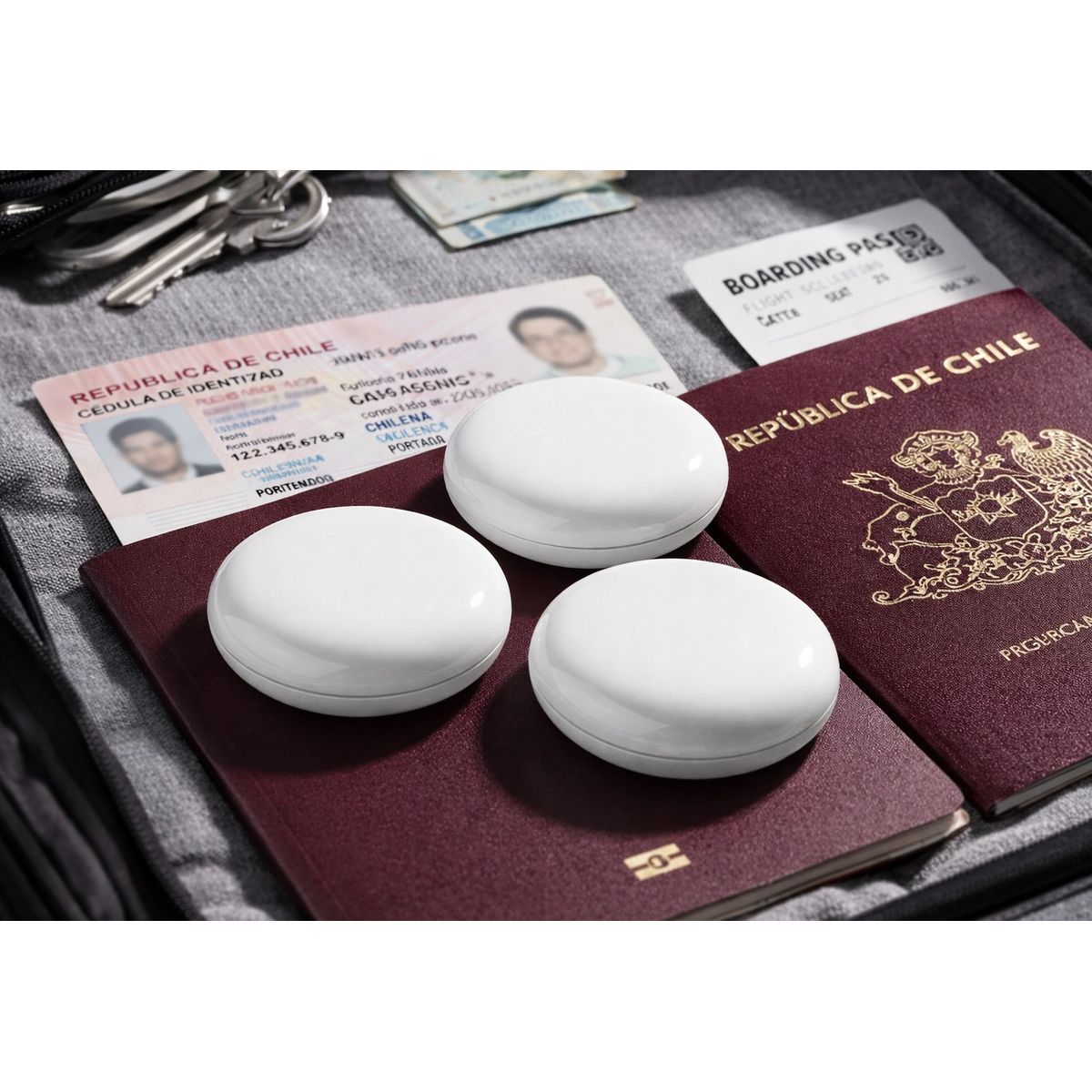 GENERICO - Pack 3 Localizadores de Rastreo Global Dual Compatibles con Android y Apple