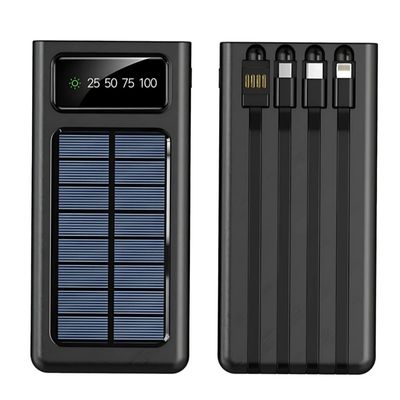 Artihogar Power Bank 20.000 Mah Solar Y A Corriente 4 En 1