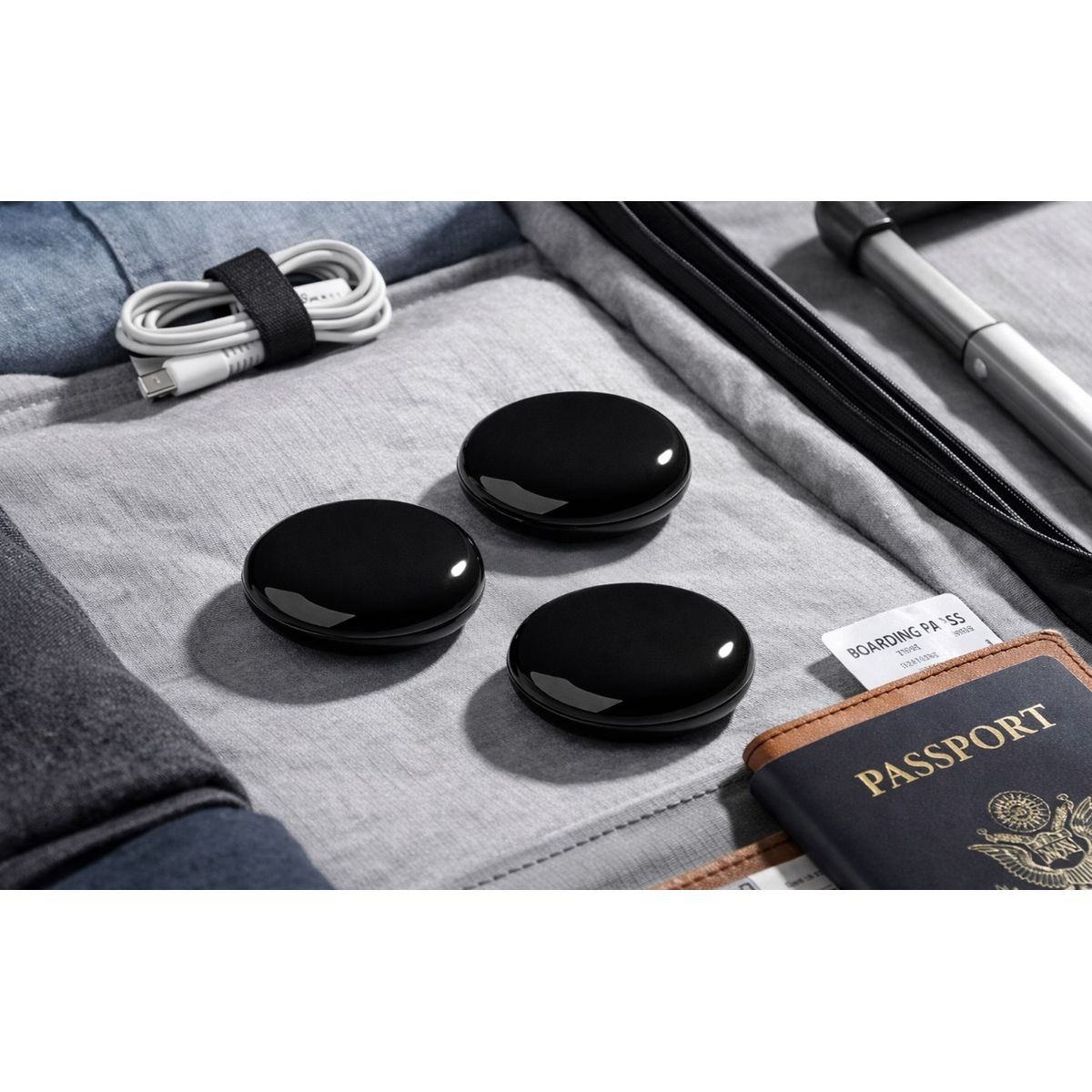 GENERICO - Pack 3 Localizadores de Rastreo Global Dual Compatibles con Android y Apple