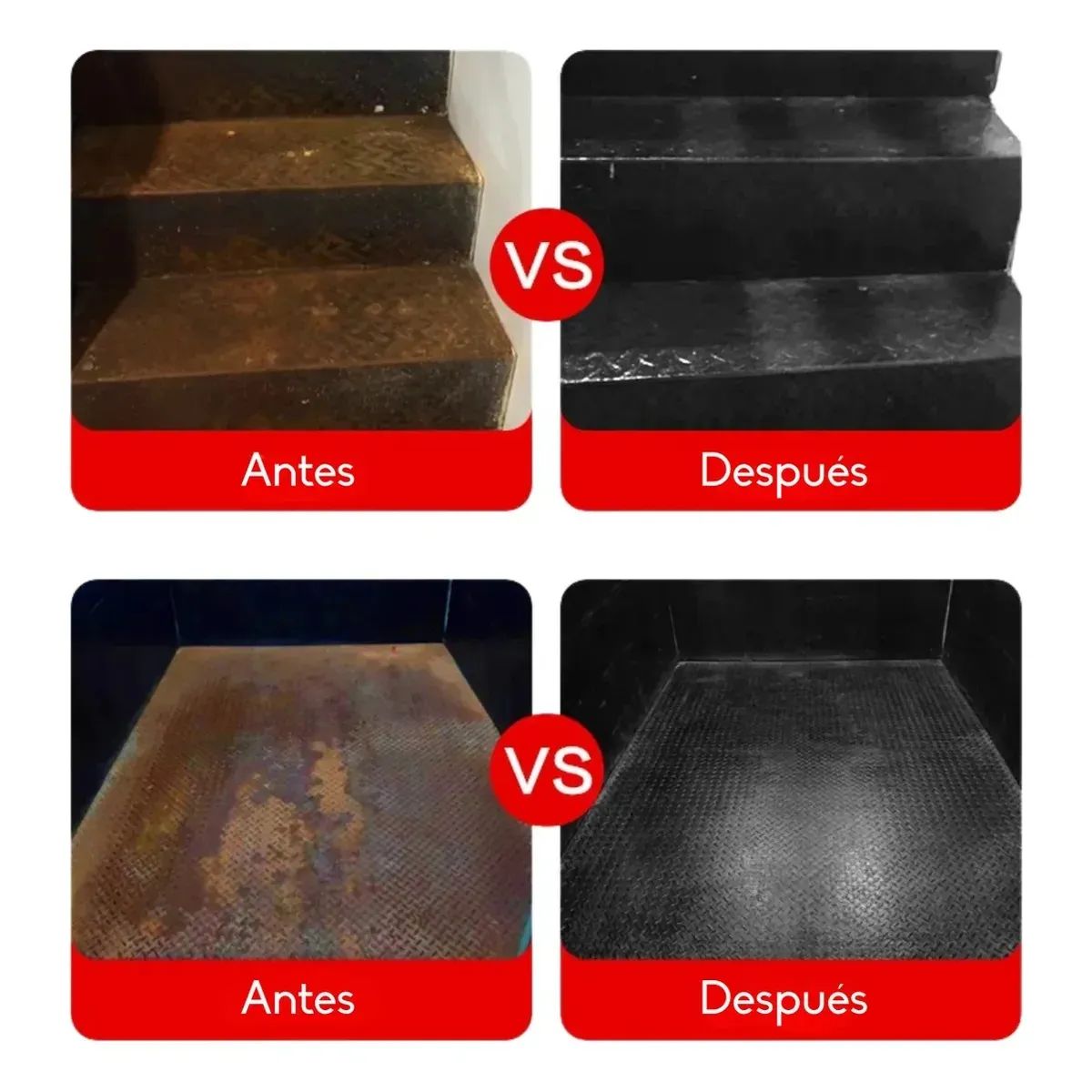 GENERICO - Anticorrosivo Para Metal Removedor De Óxido Color Negro 1 L Negro