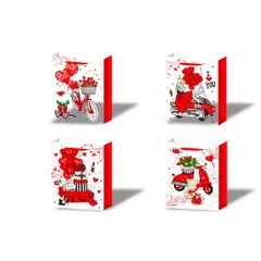 GENERICO - Bolsa De Regalo Fondo Rosas Surtidas 31x12x40cm