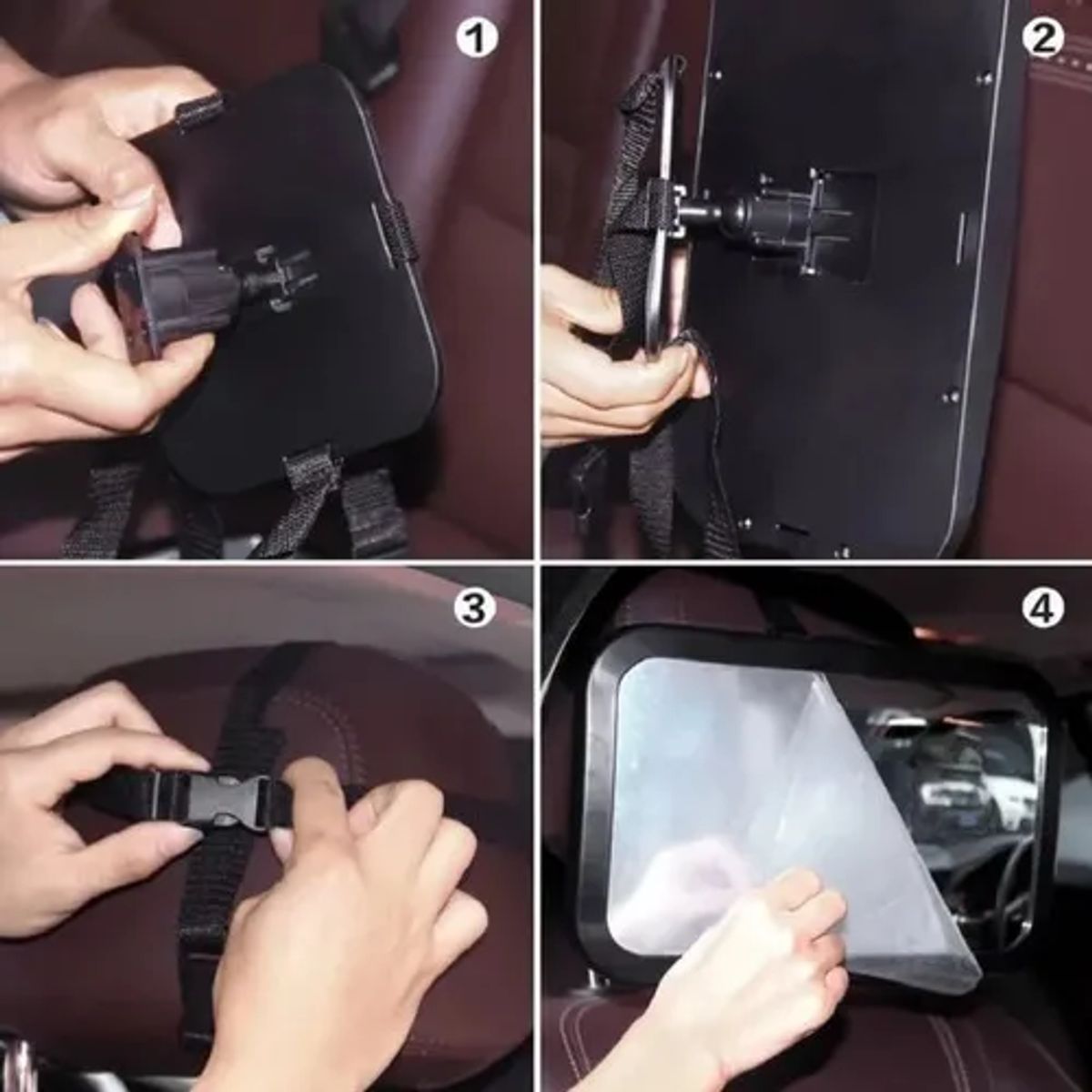 GENERICO - Espejo Retrovisor De Auto Para Seguridad De Niños
