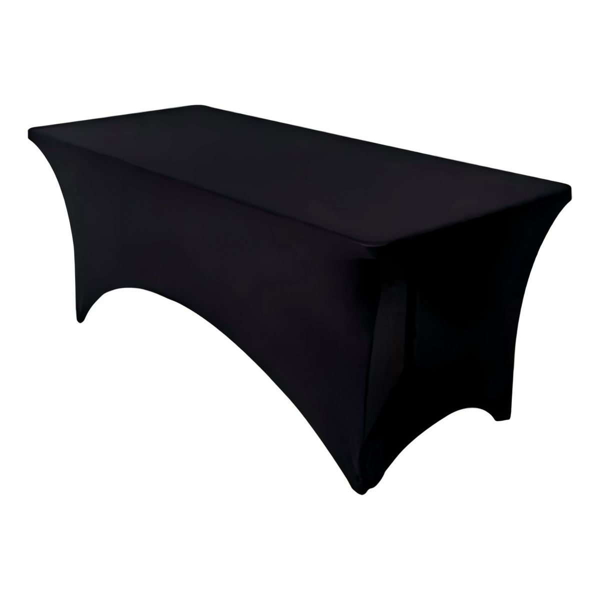 GENERICO - Funda Mesa Rectangular Spandex180x75x75cm negro.