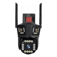 VIDA BUENAS - Cámara Domo Wifi Tres Lente Full Hd Con App V380 Pro