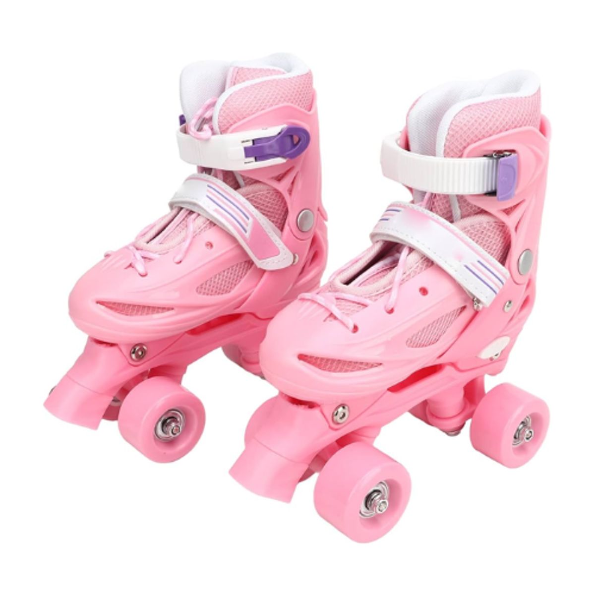 GENERICO - Patines Roller Rosados De 4 Ruedas Ajustables