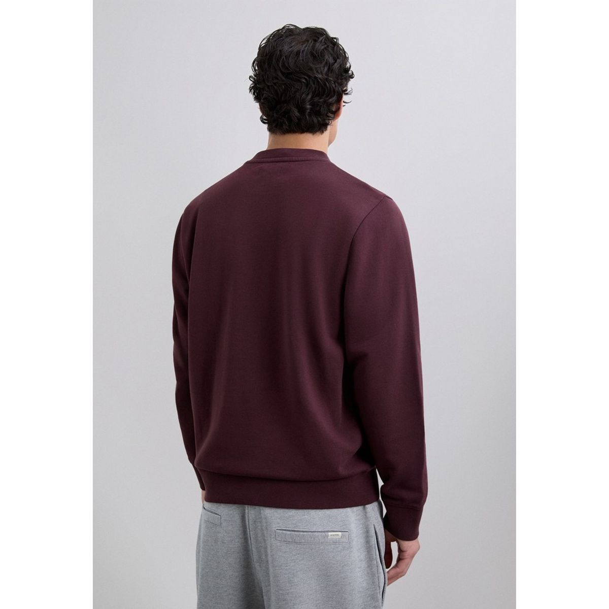 SCALPERS - Polerón Bordada Contraste Algodón