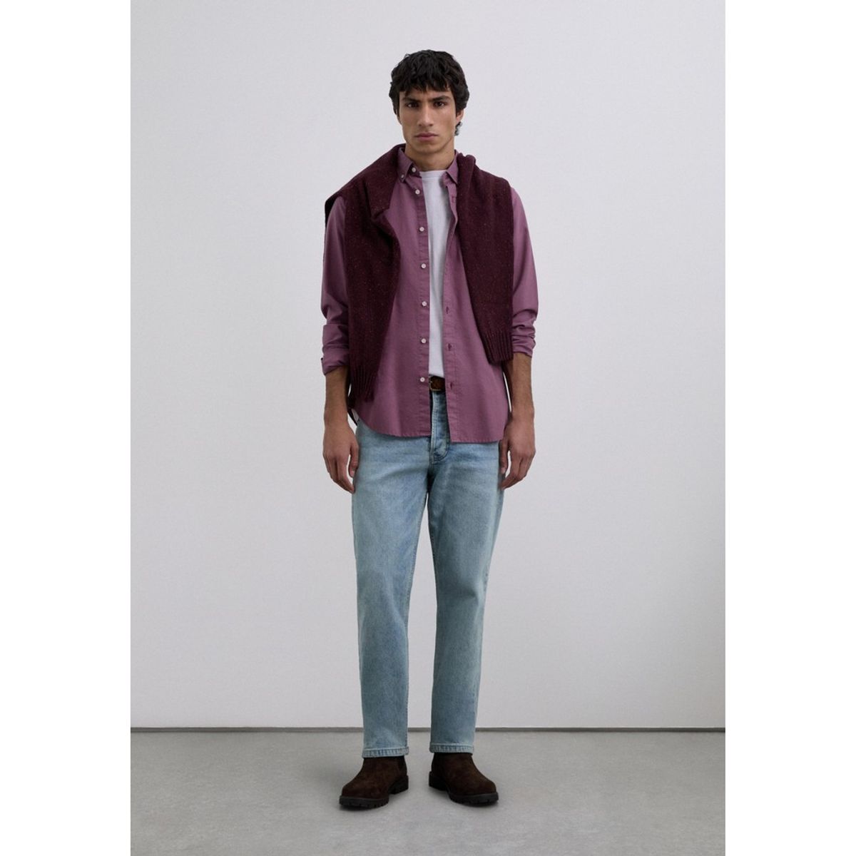 SCALPERS - Camisa Oxford Bolsillo Calavera