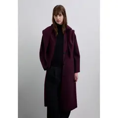 SCALPERS - Abrigo Largo Con Bufanda Desmontable