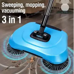 MOVI - Escoba Aspiradora y Barredora Manual 3 en 1