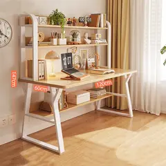 YOMYM - Office Desk Escritorio de oficina de cuatro niveles 120×60×147 cm