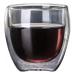 VIDA BUENAS - Tazas Café Vidrio Termico 80ml - Doble Taza Café