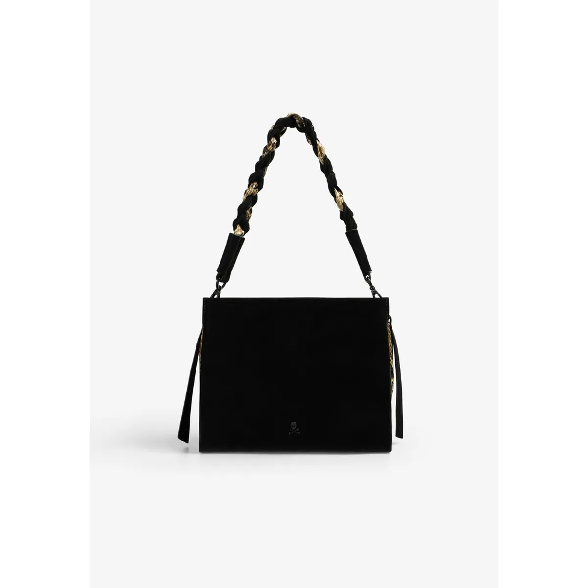 SCALPERS - Bolso Trenzado Detalles Animal Print