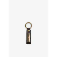 SCALPERS - Llavero Piel Con Aplique Metálico