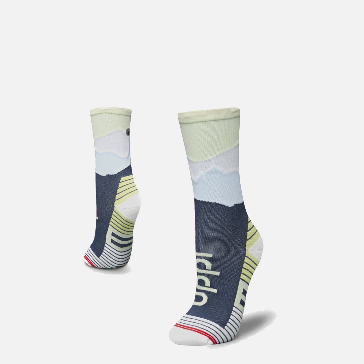 LIPPI - Calcetín Mujer Andes Run Socks Mid Azul Marino Lippi