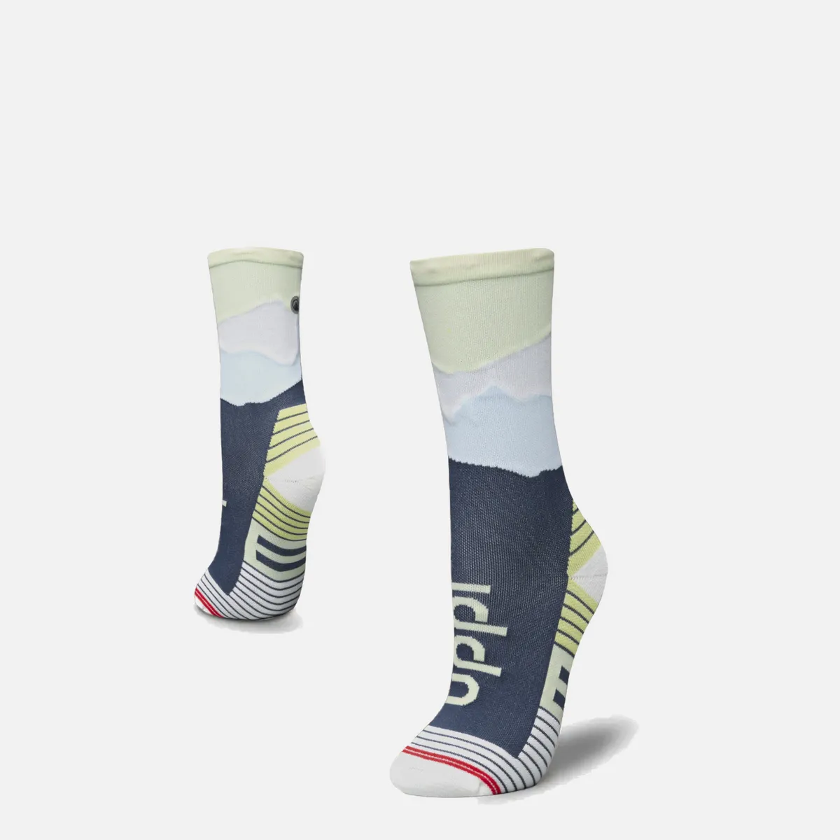LIPPI - Calcetín Mujer Andes Run Socks Mid Azul Marino Lippi