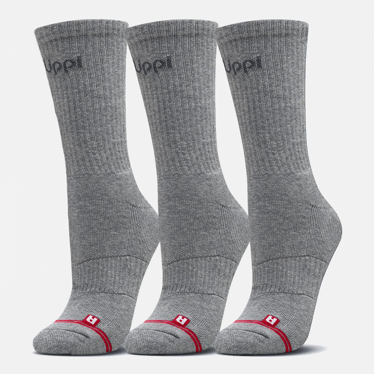 LIPPI - Calcetín Unisex Logo Lippi Pack Long Gris  Lippi