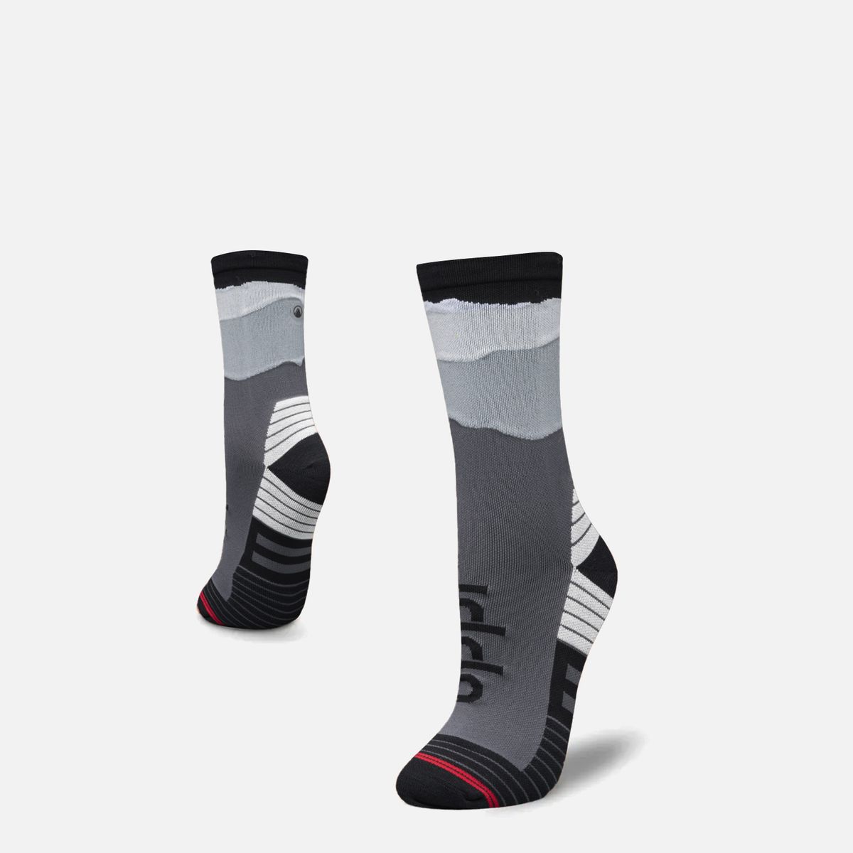 LIPPI - Calcetín Mujer Andes Run Socks Mid Negro Lippi