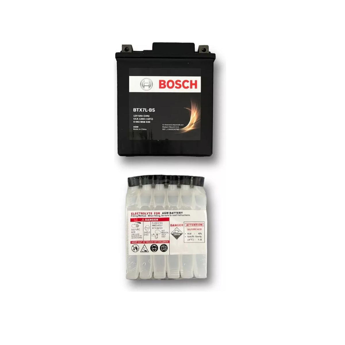 BOSCH - Bateria de Moto Bosch Btx7l-bs 12v 6ah