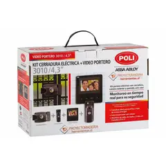 POLI - Chapa Eléctrica 3010 Cerradura Kit De Video Portero