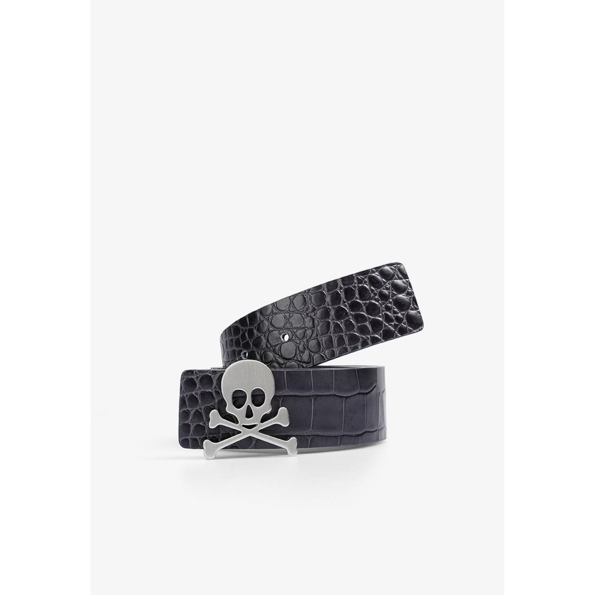 SCALPERS - Cinturón Piel Calavera