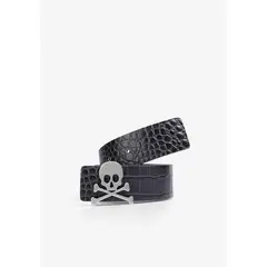 SCALPERS - Cinturón Piel Calavera