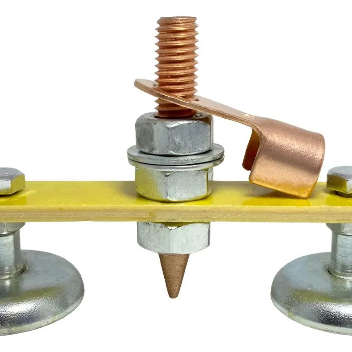 KAMASA - Conector Magnético Toma Tierra Doble Imán Neodimio Para Soldar