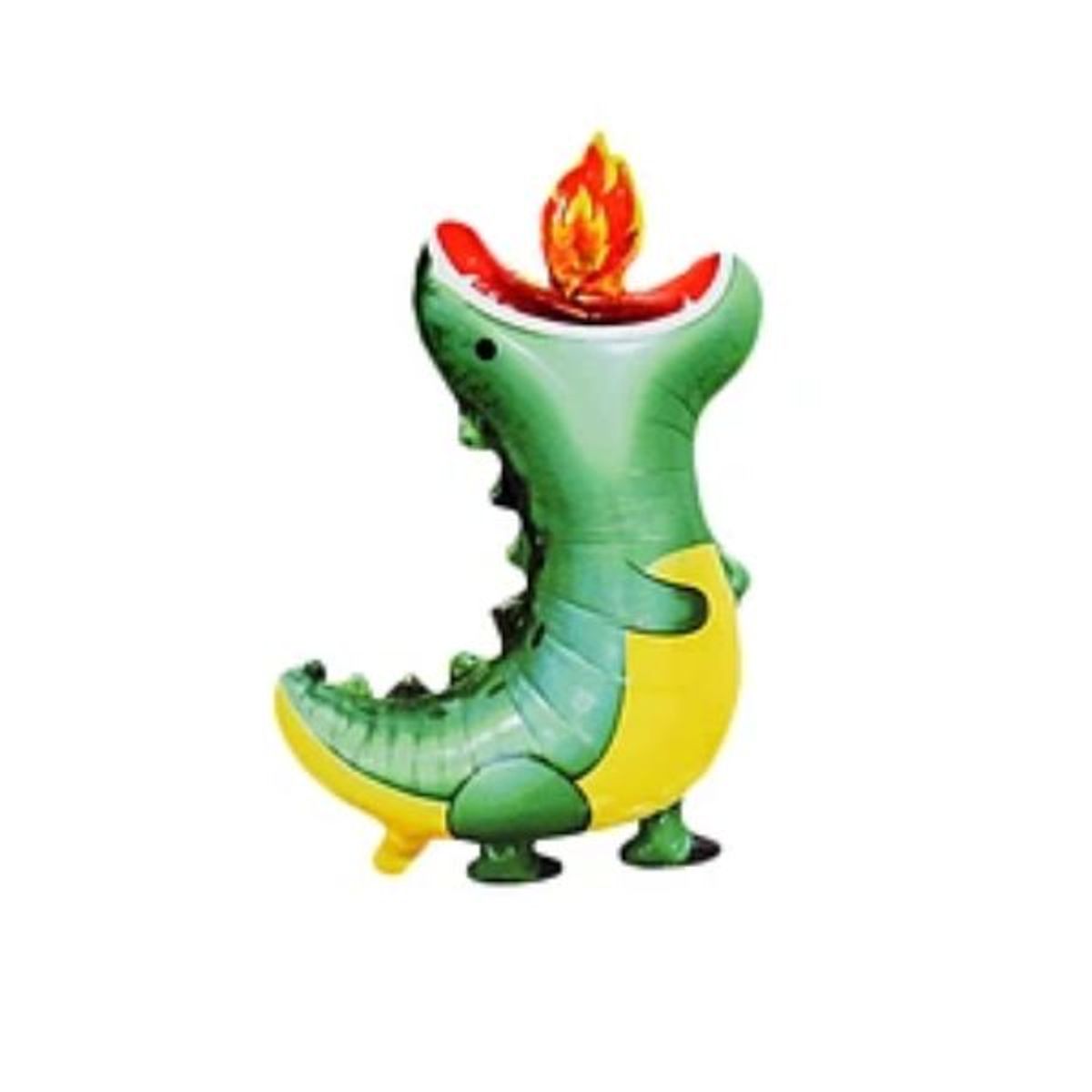 GENERICO - Globo metálico dinosaurio con fuego 87x61cm
