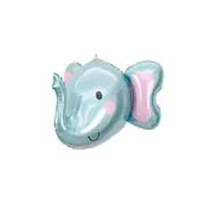 GENERICO - Globo metálico elefante 51x59cm