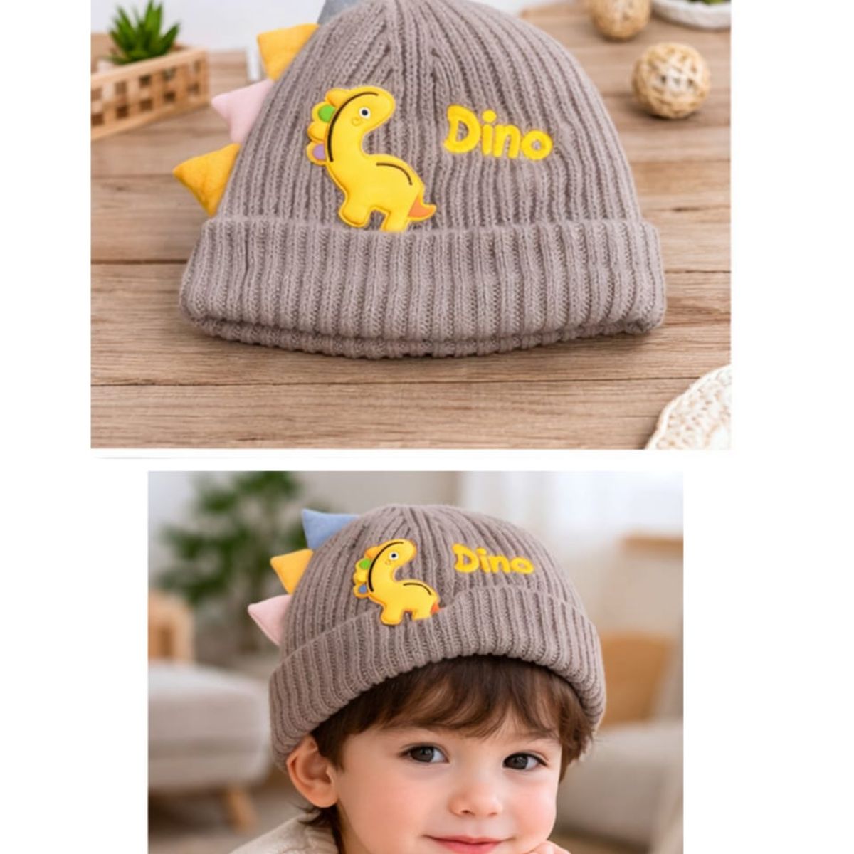 OMAS - Gorro Beanie Dinosaurio  Para Niños