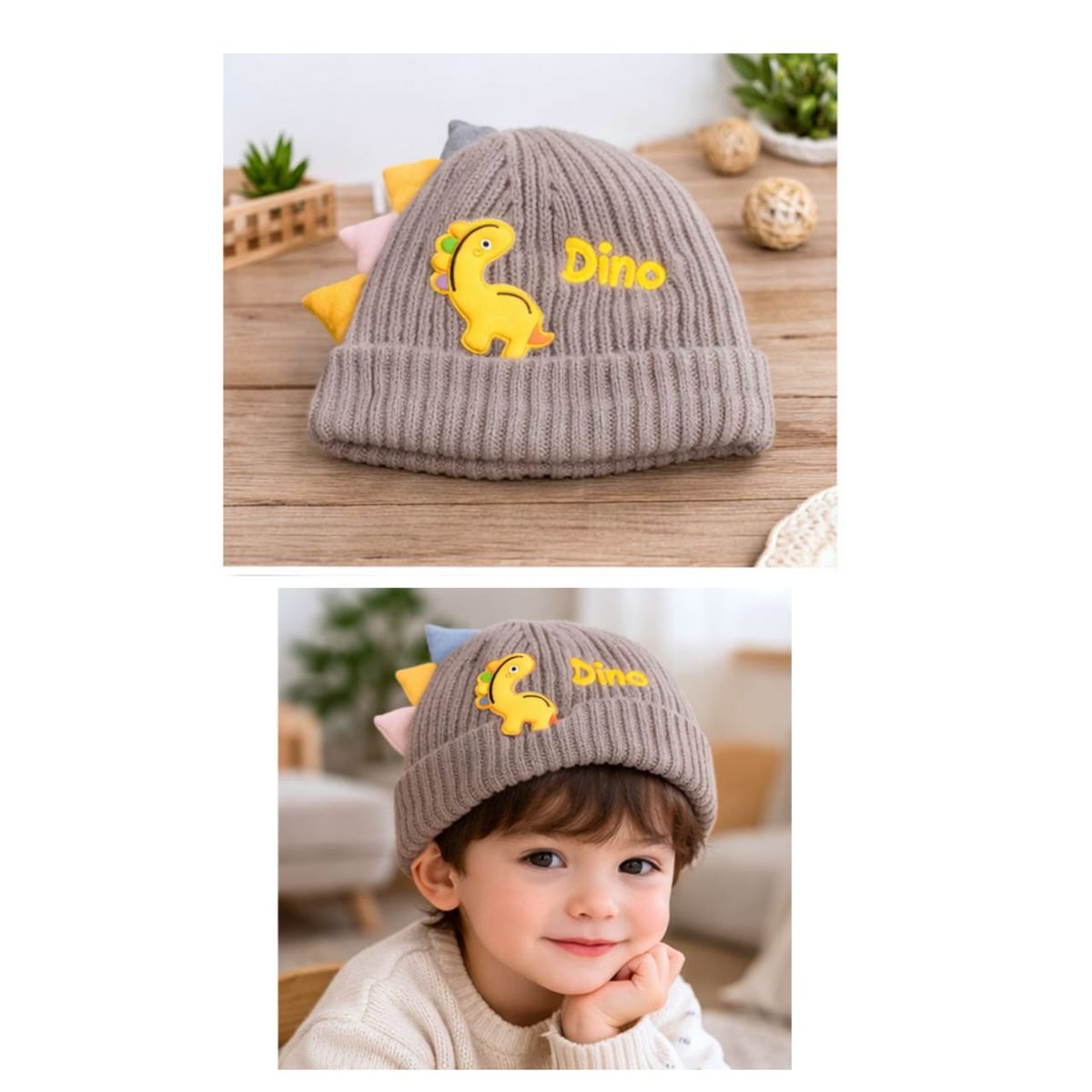 OMAS - Gorro Beanie Dinosaurio  Para Niños